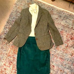 Vintage, Harris’s tweed, pure wool, women’s blazer